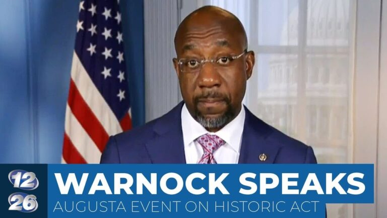Warnock Discusses Historic Inflation Reduction Act in CSRA