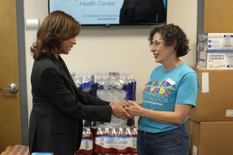Harris visits NC, pledges ongoing support after Helene