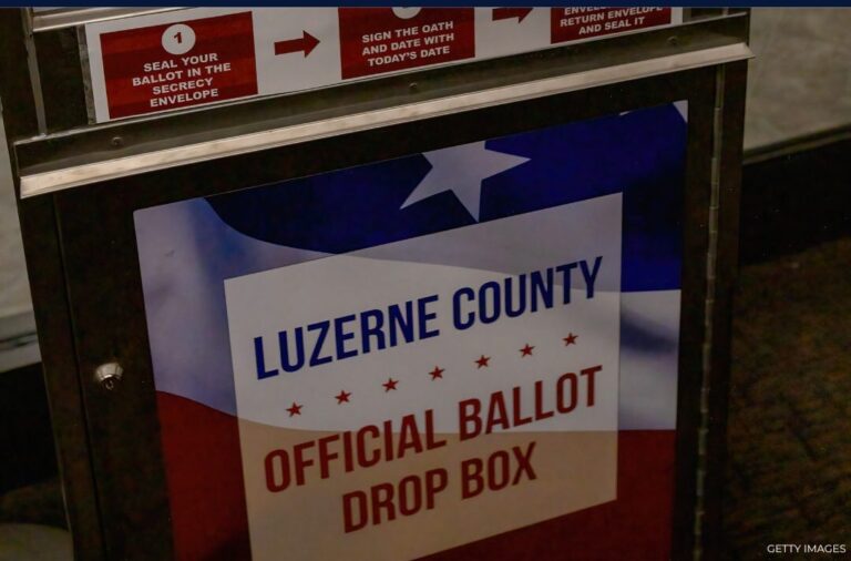 Luzerne County residents will be able to use drop boxes to vote in upcoming election