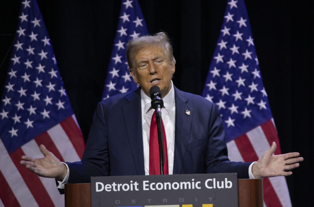 Trump labels Detroit a ‘mess,’ pledges to make car loan interest fully deductible • Daily Montanan
