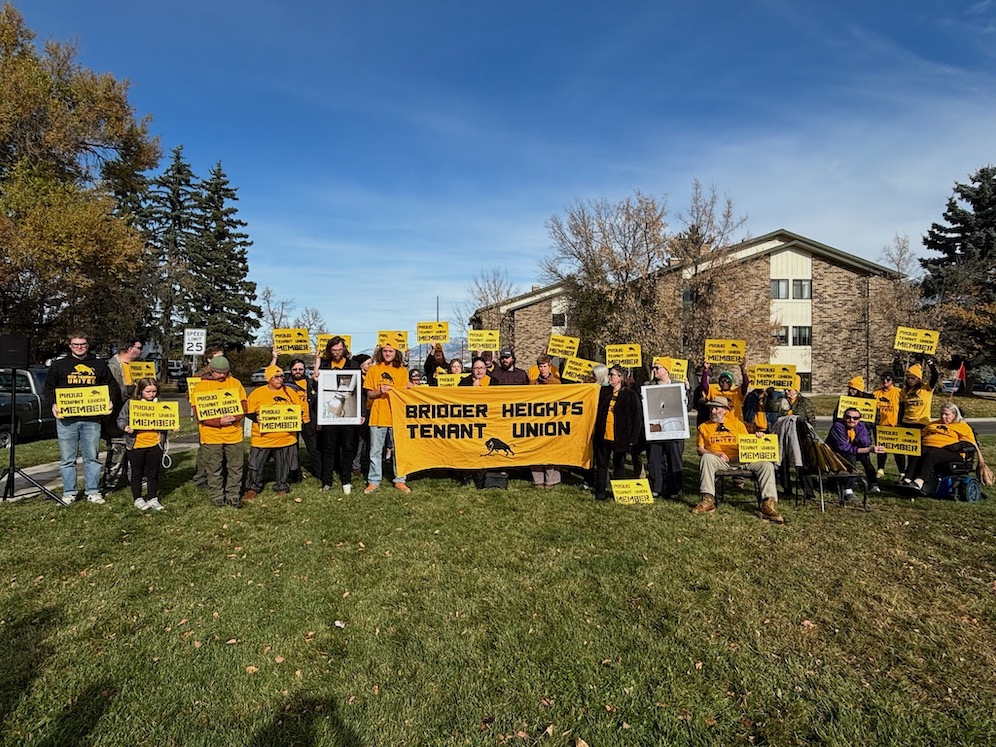 New tenants union in Bozeman to maintain pressure on property owner • Daily Montanan