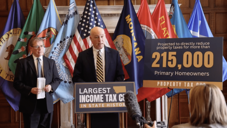 Gianforte, joined by Grover Norquist, touts hefty income tax cut proposal