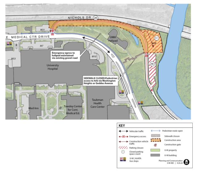 Nichols Drive Project Map