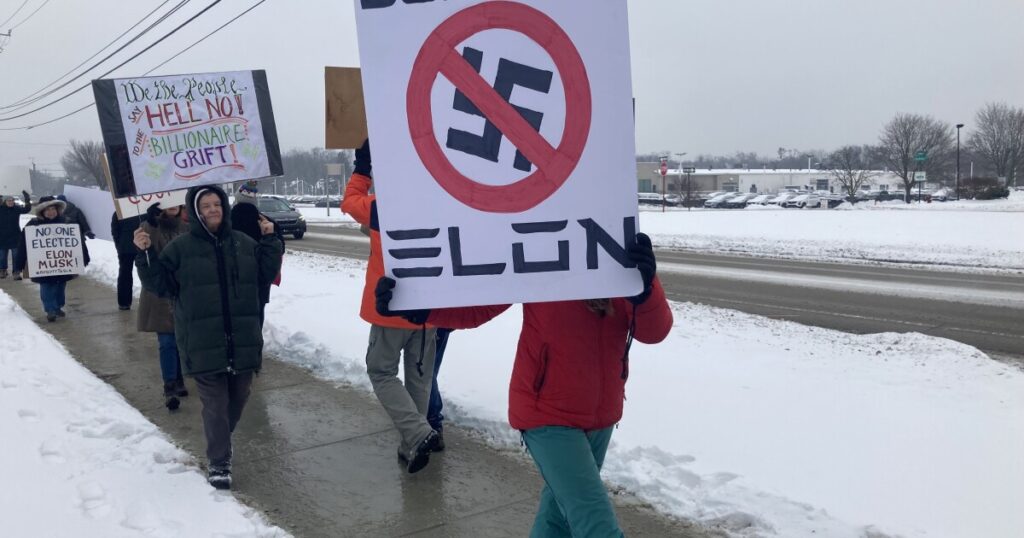 National boycott of Tesla urged to protest what activists call "Elon Musk's moves to destroy our democracy"