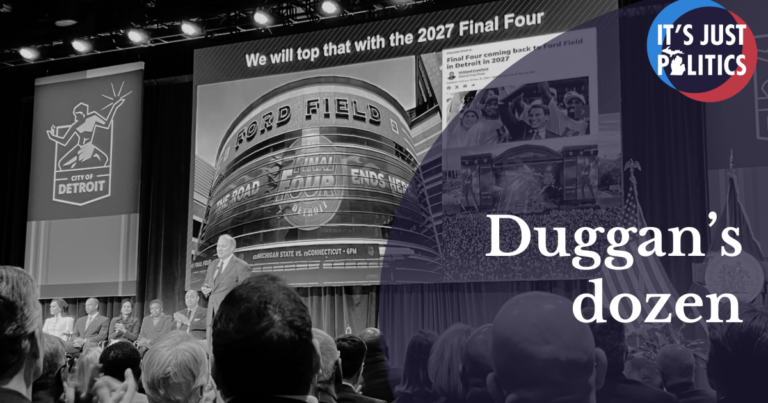 Detroit Mayor Mike Duggan delivers his 12th - and final