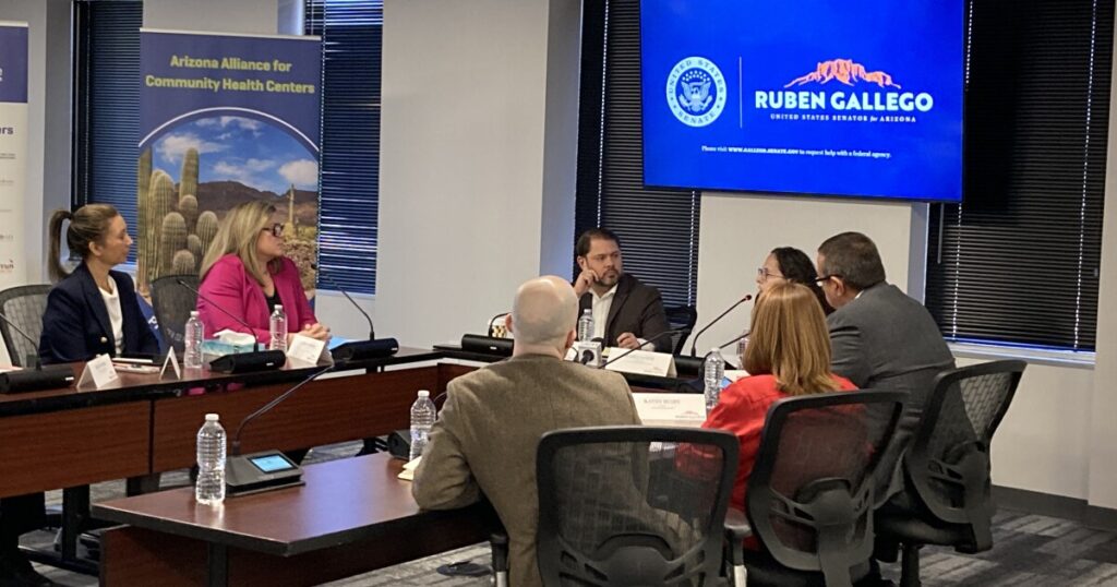 Sen. Ruben Gallego joins health care experts to push back on potential Medicaid cuts