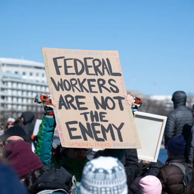 Fired Federal Workers Rally, Winter Storm Traffic Chaos, and More News