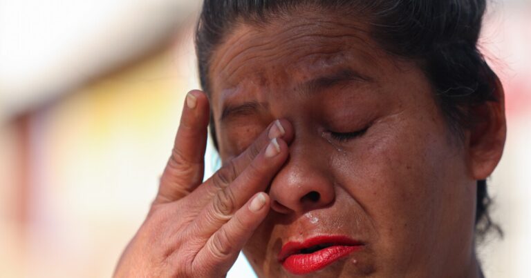 After being deported from Arizona, she waits on the edge in Nogales