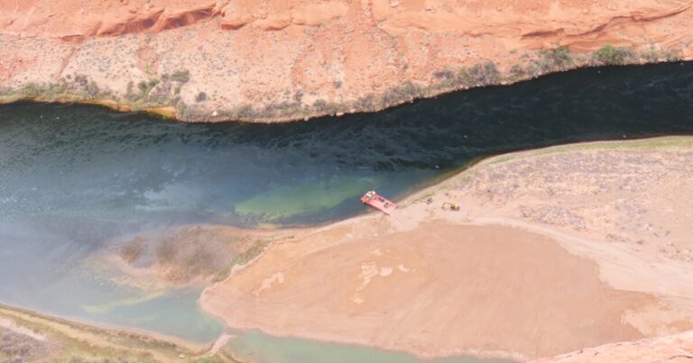 Work underway in Glen Canyon to eliminate breeding ground for nonnative fish