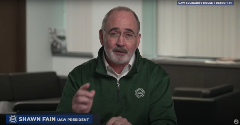 “We don’t need to trust Donald Trump," UAW president says, while defending Trump auto tariffs