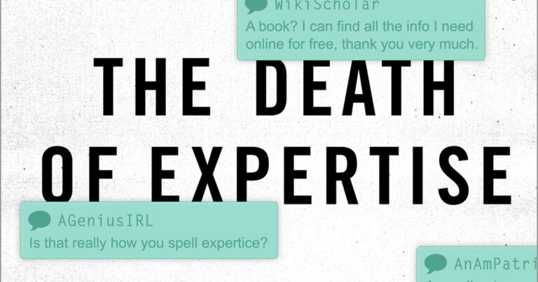 This writer says the growth of narcissism is discrediting the actual experts
