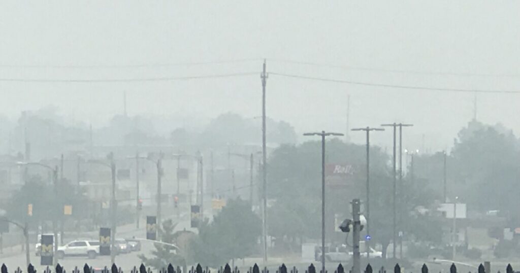 Canadian wildfire smoke returns to Michigan for a brief time — with an advisory for sensitive groups