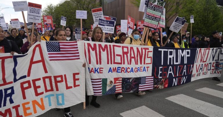 May Day protesters rally nationwide against the 'war on working people'