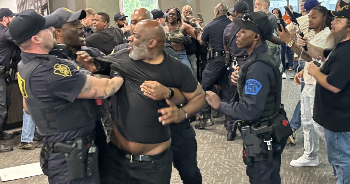 Flint City Council Meeting Erupts in Chaos Amid Budget Dispute