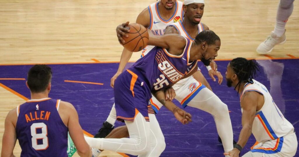 Phoenix Suns trading Kevin Durant to the Houston Rockets, AP source says