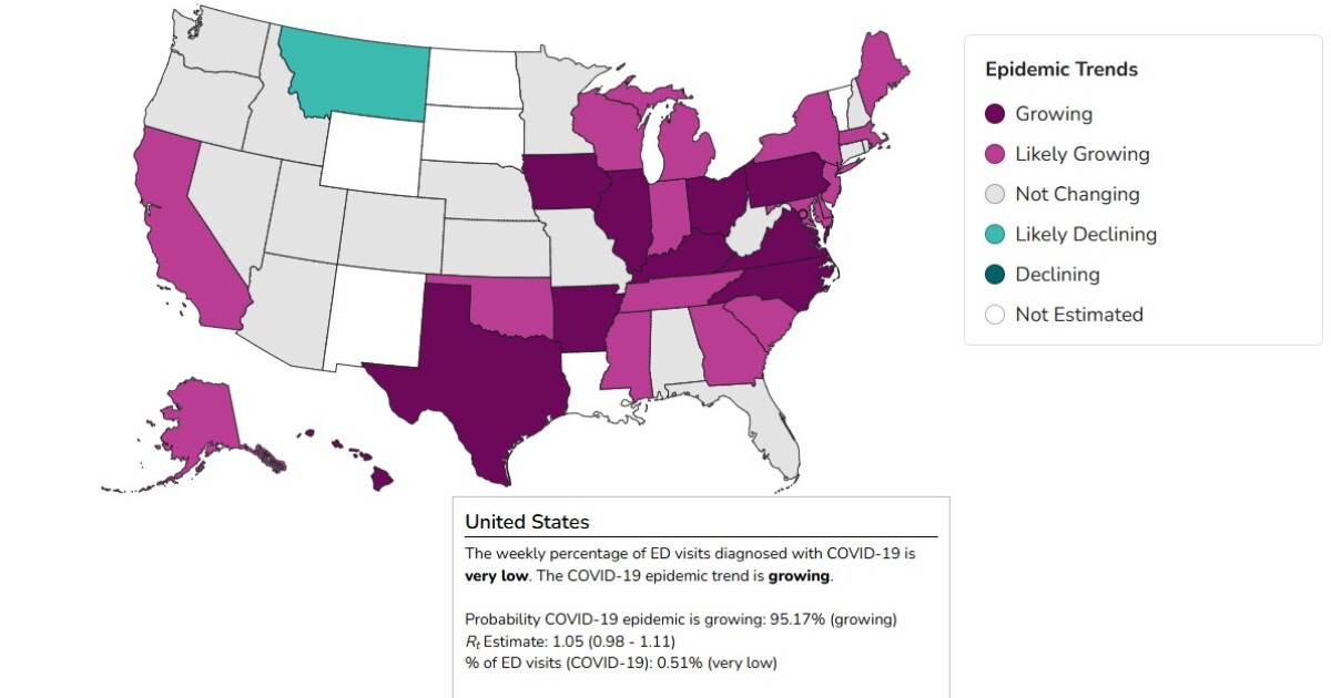 COVID-19 Cases Rising in Over 25 States Due to New Variants