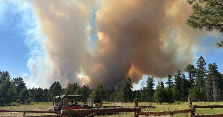 Residents of North Rim evacuated as Dragon Bravo Fire burns