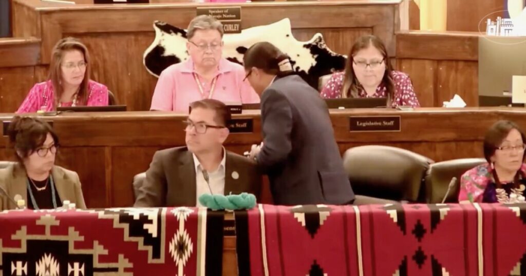 Nygren walks out during state of the nation address to council