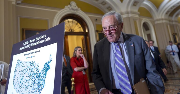 Senate approves cuts to NPR, PBS and foreign aid programs