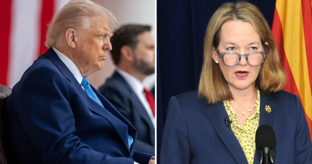 Mayes tells Trump 'give me our DEA agents back right now'