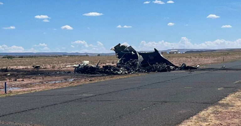 Four dead in crash of medical transport plane near Chinle