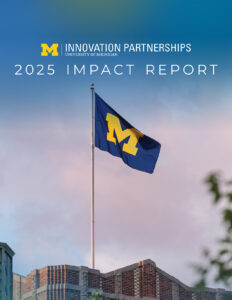 Cover of a report outlining university innovations