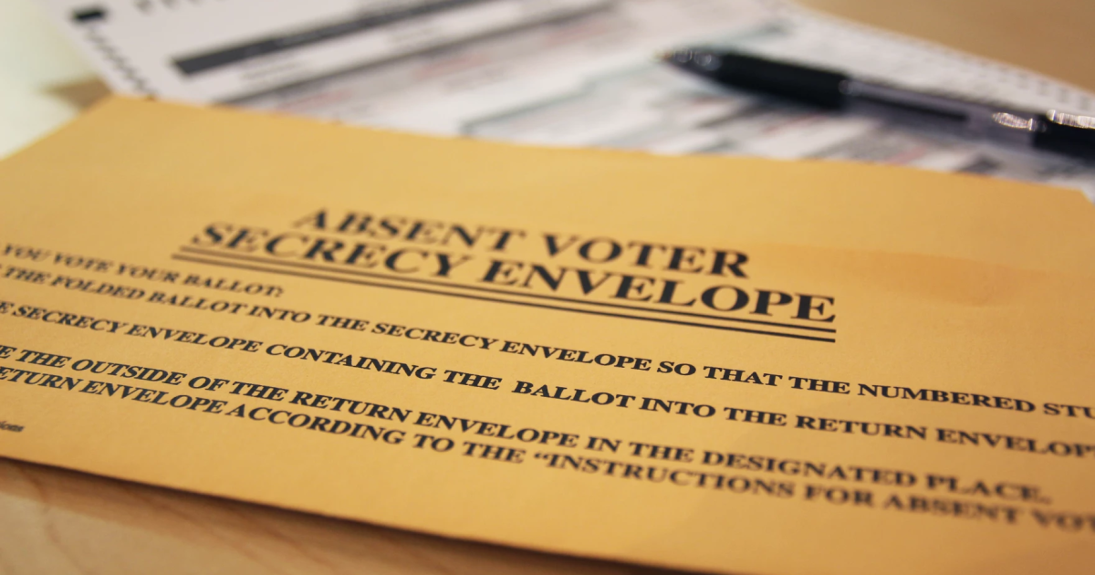 Absentee ballots now available for November election