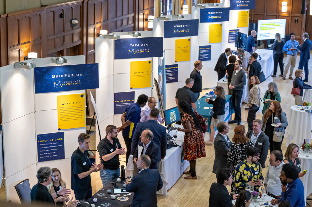 University of Michigan Innovation Partnerships hosts Celebrate Invention, an annual event that honors U-M inventors and the growing impact of U-M innovations at the Michigan League.