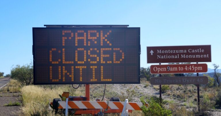 Montezuma Castle National Monument in Arizona closed after shutdown begins