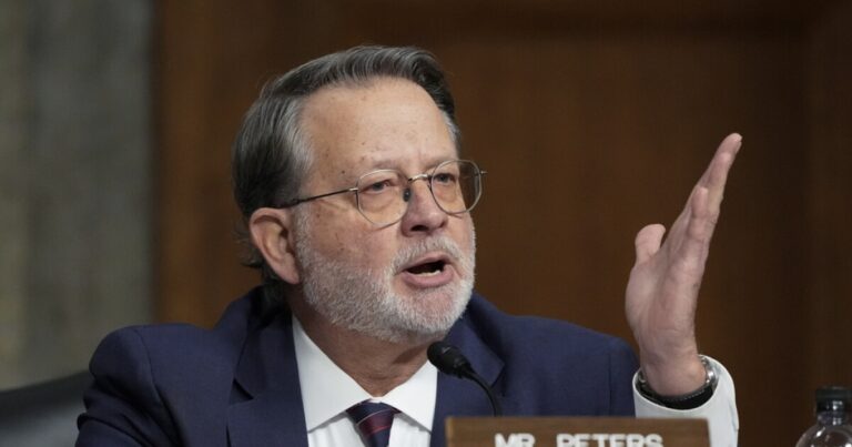 Peters takes aim at what he calls "unprecedented" suppression of free speech under Trump