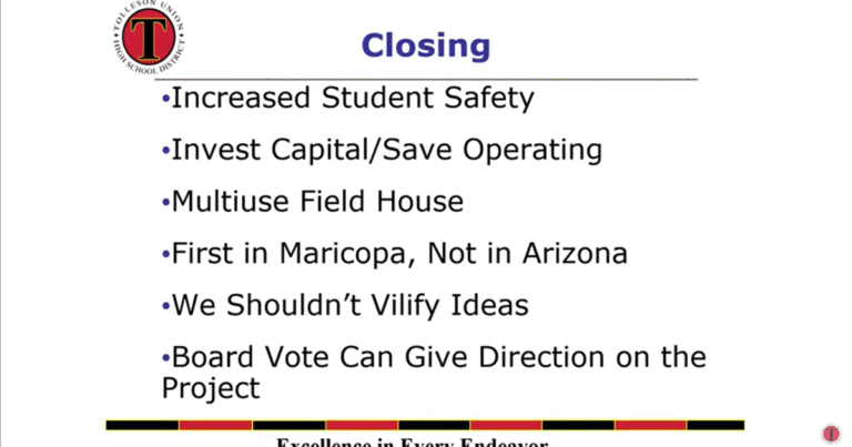 Tolleson Union High School District board votes against building $80M domed football stadium
