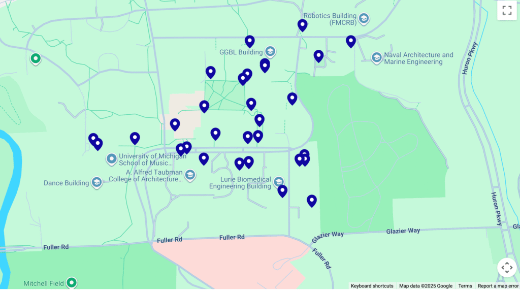 Digital interactive map showcases public art on U-M’s campus