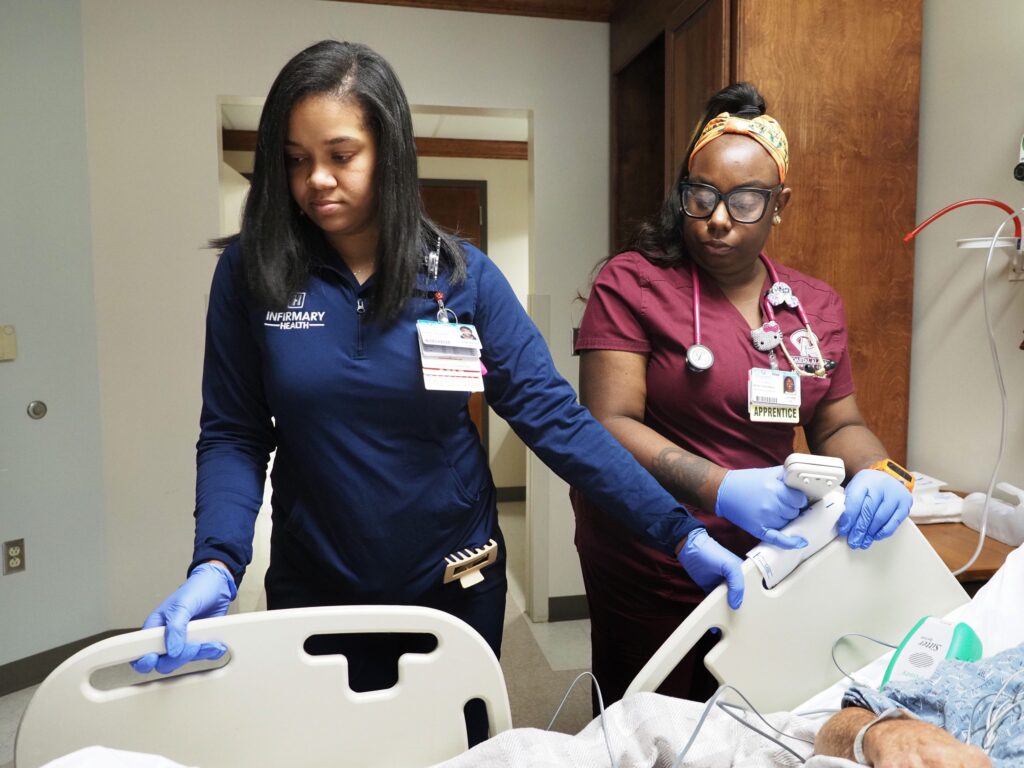 Amid a national shortage of nurses, nursing apprenticeships are beginning to offer a solution to the problem