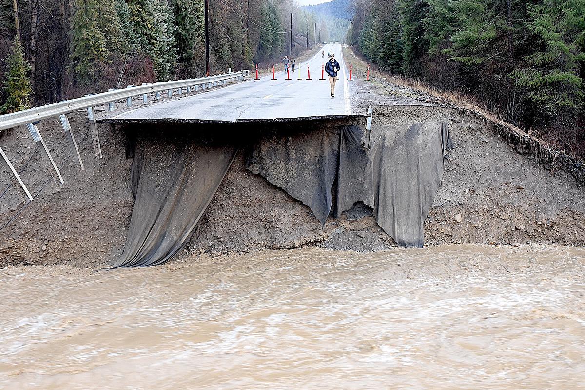 Flooding in Northwest Montana Roads Bridges Destroyed Emergency Declared - Kitchen Table News Scott Shindledecker, The Western News