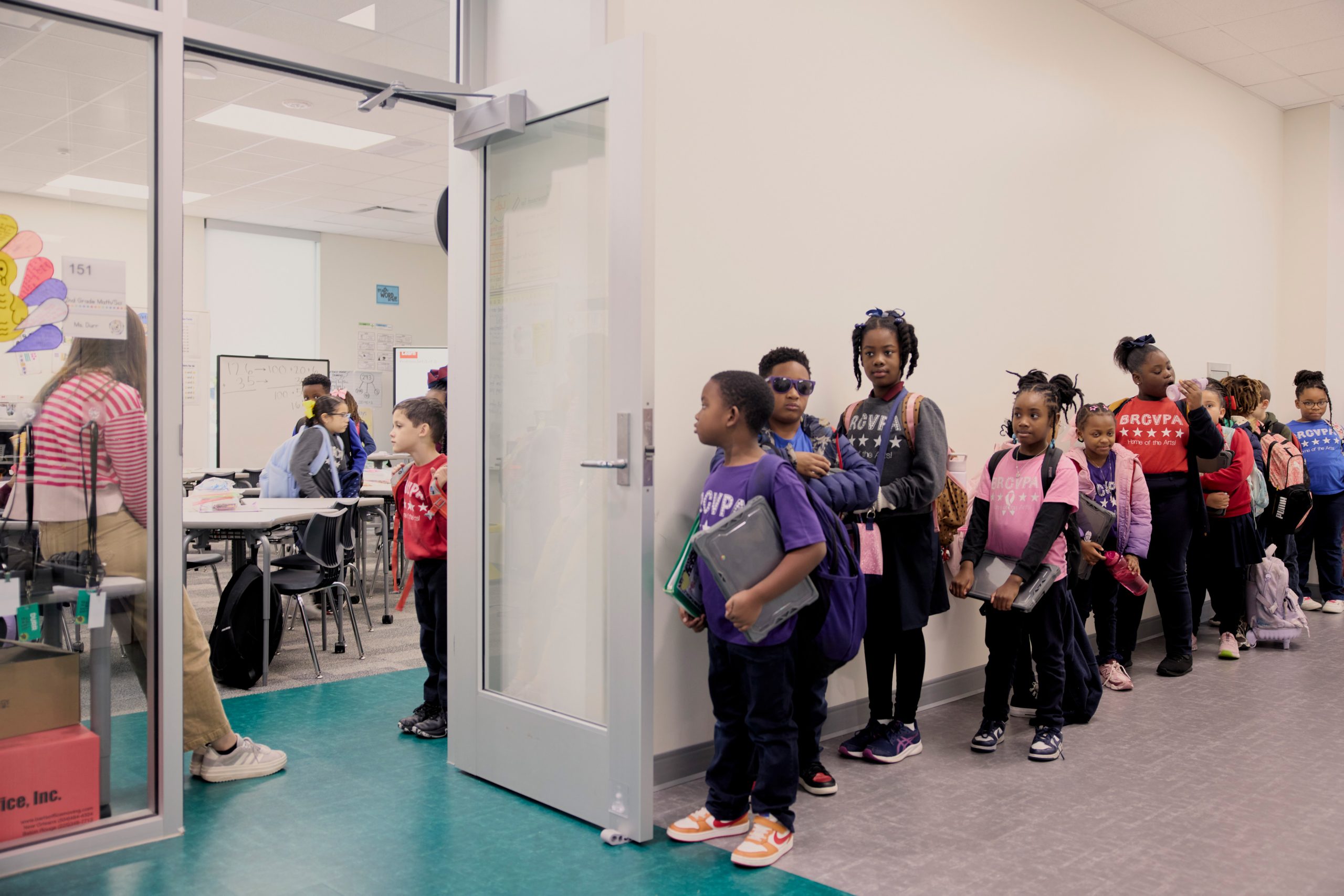 The schools where even young children change classes 