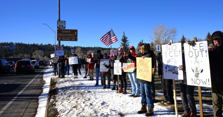 Protesters rally in Flagstaff, Prescott against federal immigration enforcement