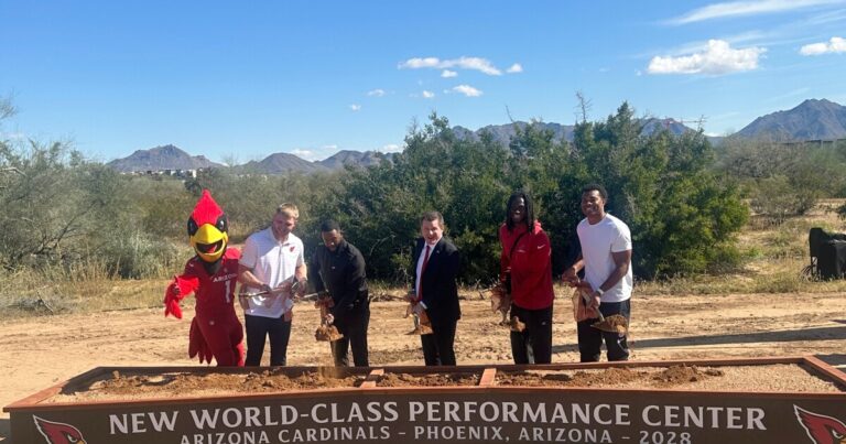 Arizona Cardinals break ground on performance center, headquarters that is scheduled to open in 2028