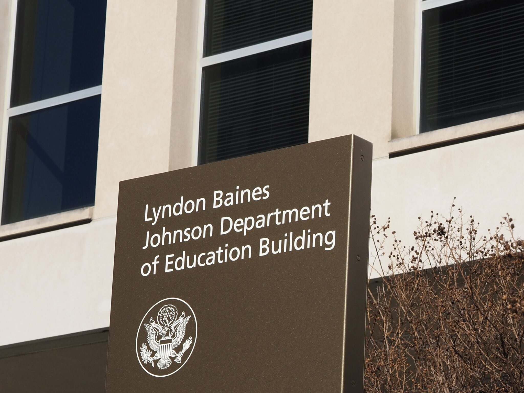 The Lyndon Baines Johnson Department of Education Building in Washington, D.C., on Nov. 25, 2024. (Photo by Shauneen Miranda/States Newsroom)
