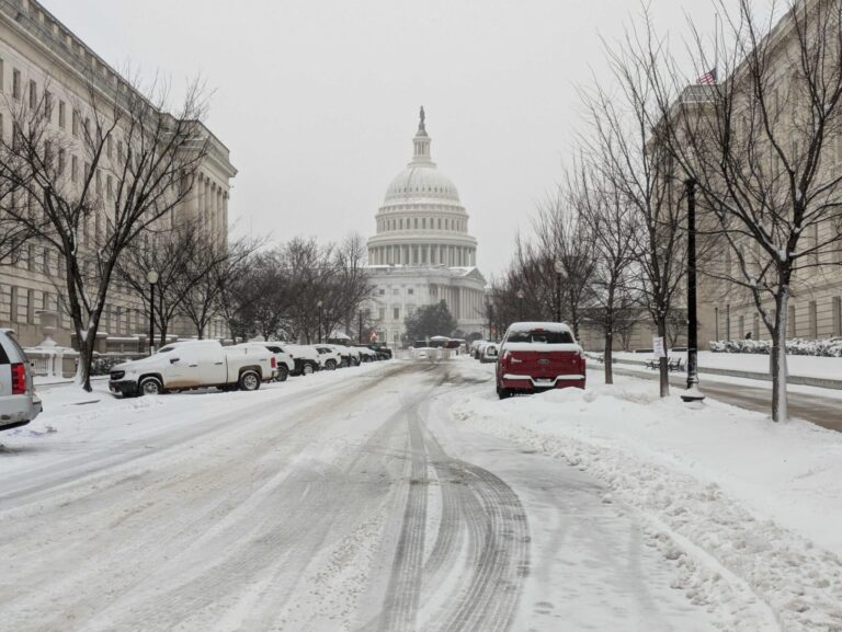The U.S. Capitol as seen from New Jersey Avenue SE on Jan. 6, 2025.  (Photo by Ashley Murray/States Newsroom)