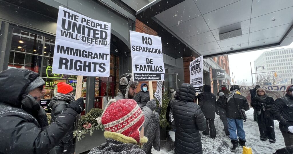 Michigan elected officials highlight policies they say will protect immigrant rights, limit ICE