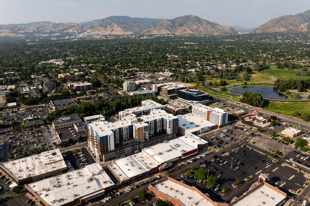 Uneven Household Income Growth Across US States Over 50 Years - Kitchen Table News Residential and commercial developments in the Sugarhouse area of Salt Lake City are pictured in July 2024.