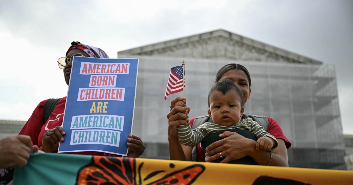 Babies are an afterthought in the birthright citizenship case, advocates say