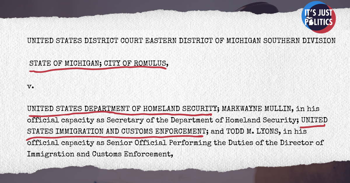 Michigan sues to stop ICE detention center in Romulus