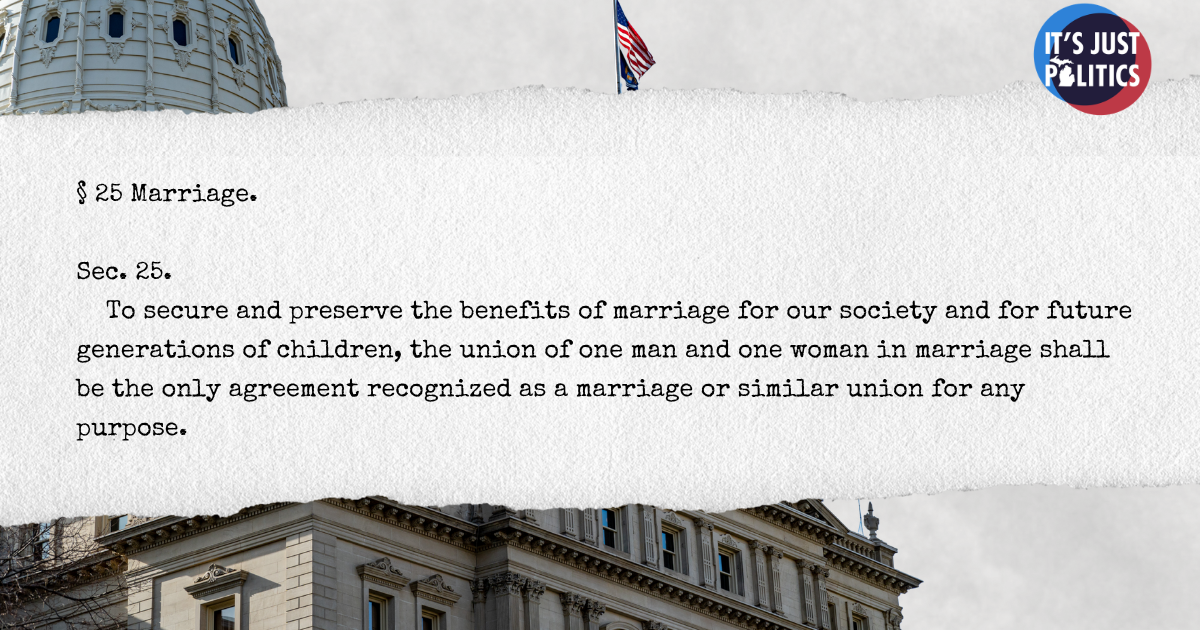 Michigan Senate Considers Repeal of Same-Sex Marriage Ban - Kitchen Table News Could we see a repeal of Michigan’s same-sex marriage ban?
