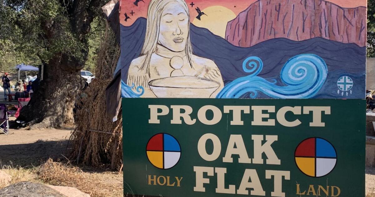 Ownership of Oak Flat in Arizona is transferred to Resolution Copper