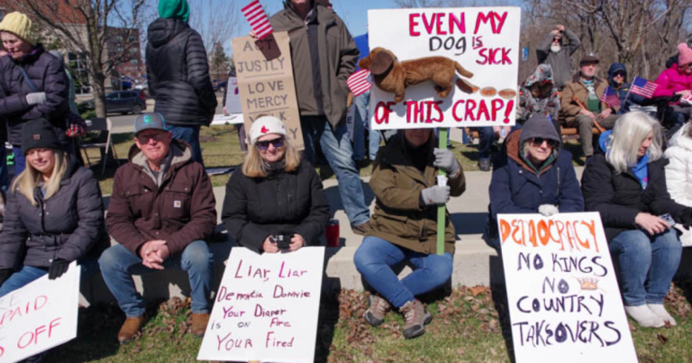 More than 100 "No Kings" rallies draw tens of thousands of Michiganders