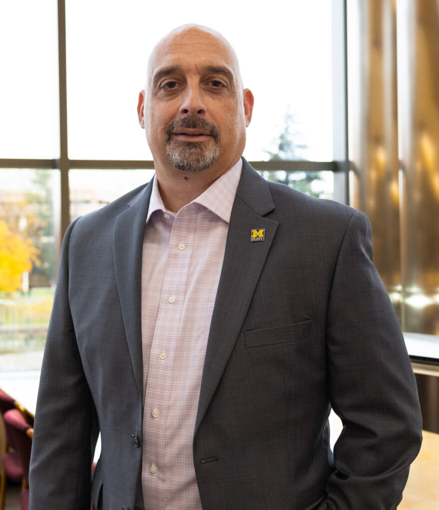 A photo of Christopher Giordano, vice chancellor for student affairs at UM-Flint.