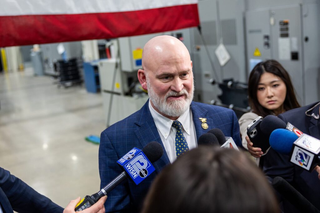 Wisconsin teacher seeks answers from Derrick Van Orden on rising costs