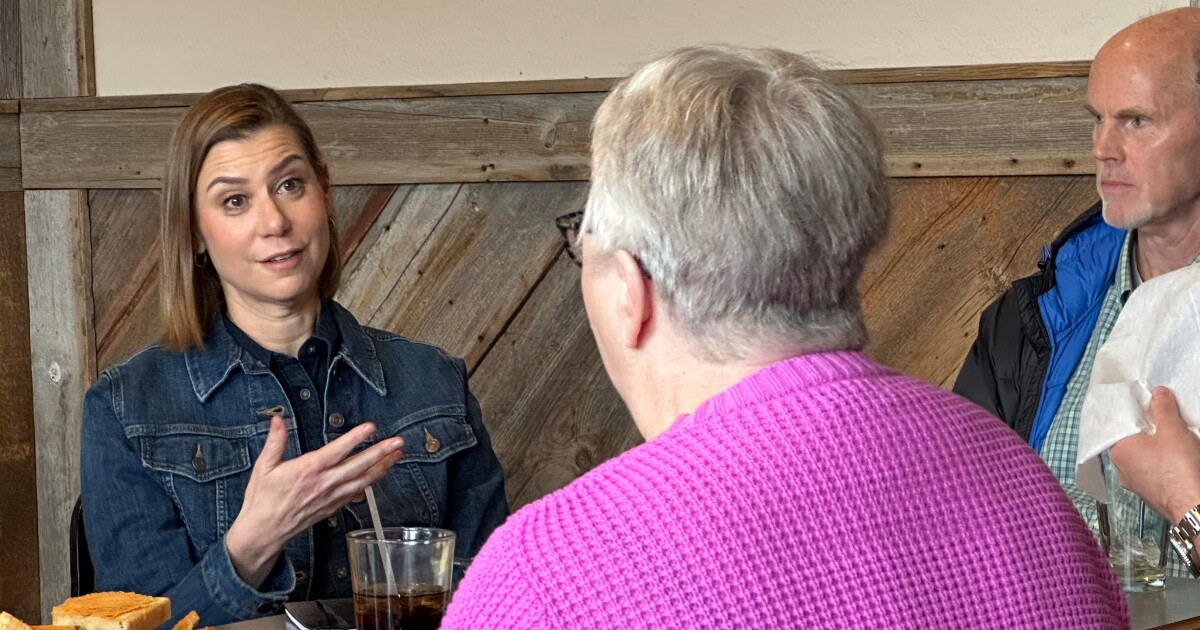 Elissa Slotkin Engages with Trump Voters in Iowa for Democratic - Kitchen Table News Sen. Elissa Slotkin sits down with Trump voters in Iowa while campaigning for Democrats