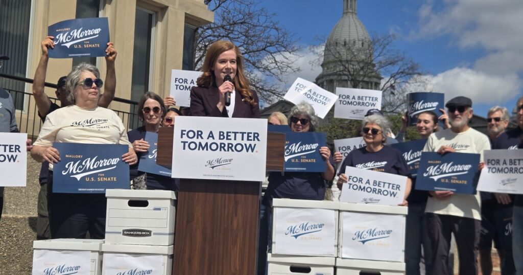 McMorrow turns in Senate campaign signatures to get on Michigan ballot